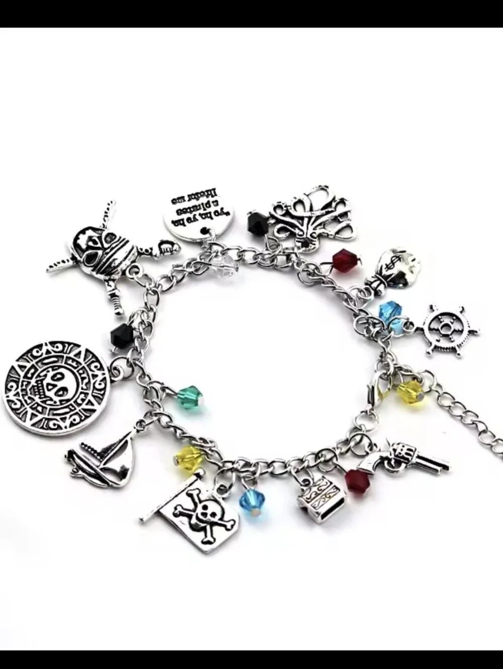 Pirates Of The Carribean Charm Bracelet